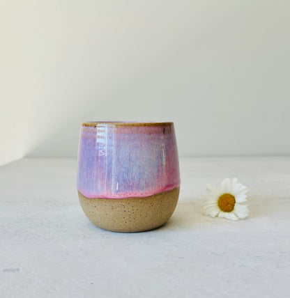 “Fuck” Tumbler in Radiant Rose (2 available) (12-13 fl oz)