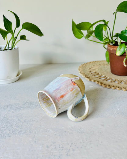 Rainbow Absolutely the Fuck Not Mug 22K Gold Letter (15 fl oz)