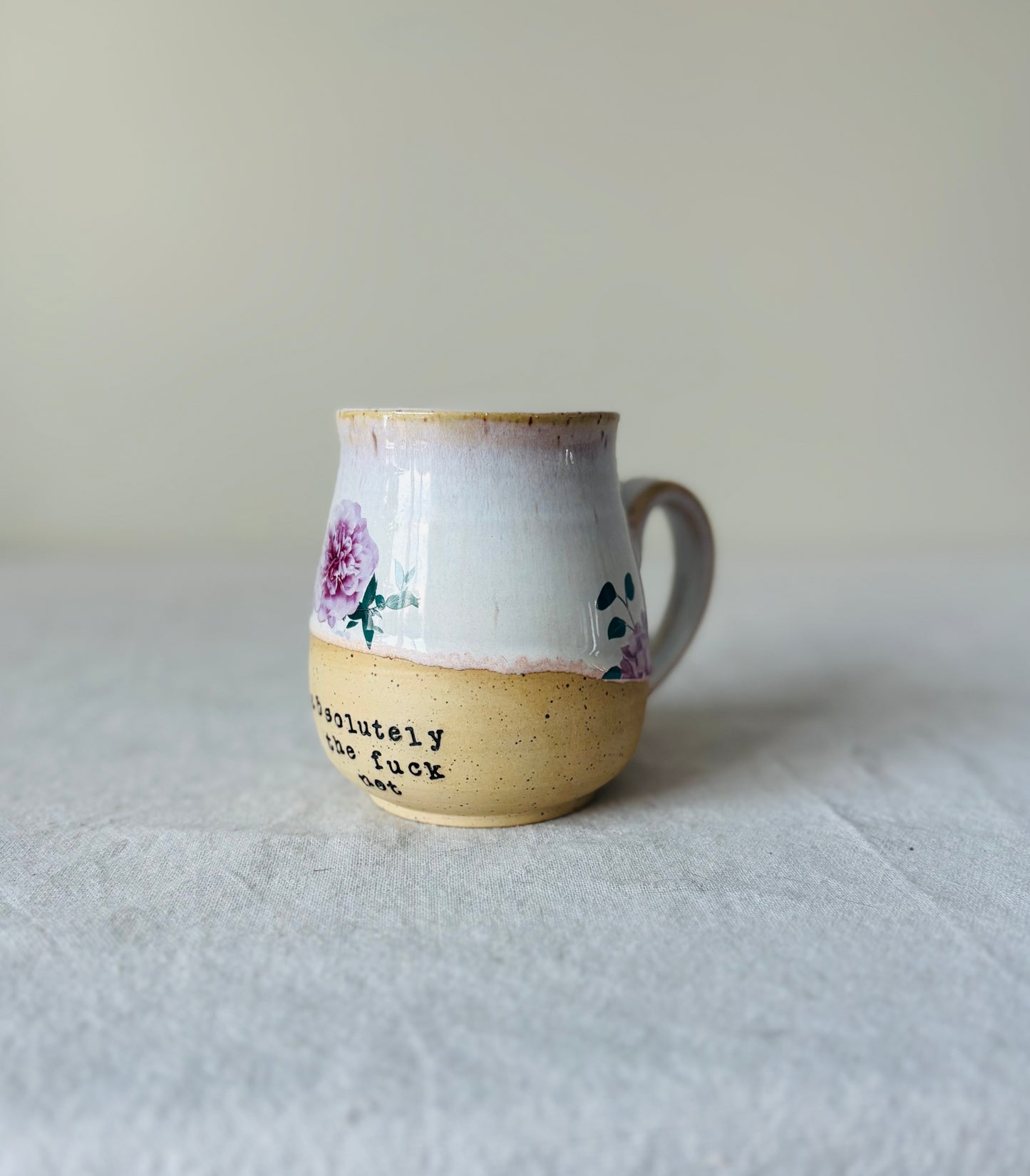 Pre-Order: Floral Absolutely the Fuck Not Mug (12-14 weeks)