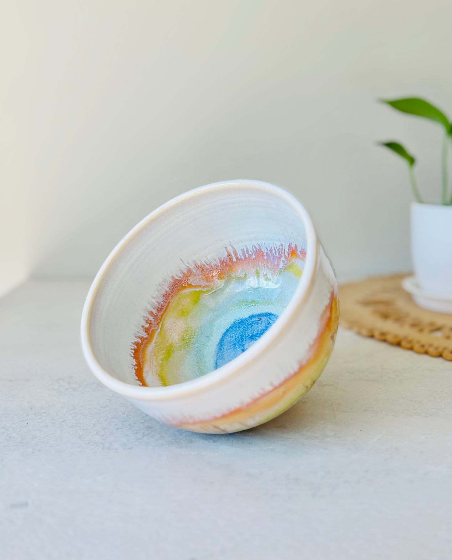 Pastel Rainbow Serving Bowl (8 Cups)
