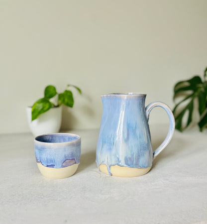4 Cup Pastel Periwinkle Pitcher