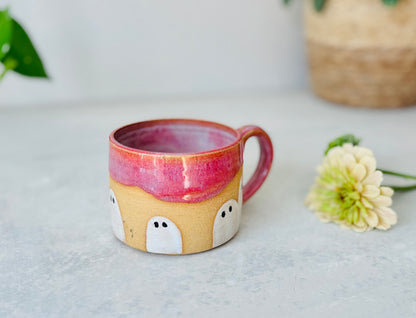 Frightening Fuchsia Ghost Mug (15 fl oz)