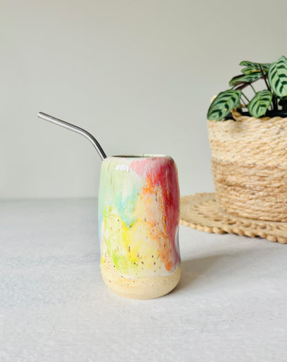Floating Rainbow Double Sided Grip Tumbler (13 fl oz)