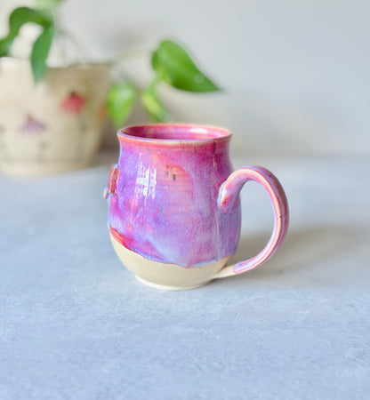 Manifest That Shit Mug in Hot Floating Pink (second)