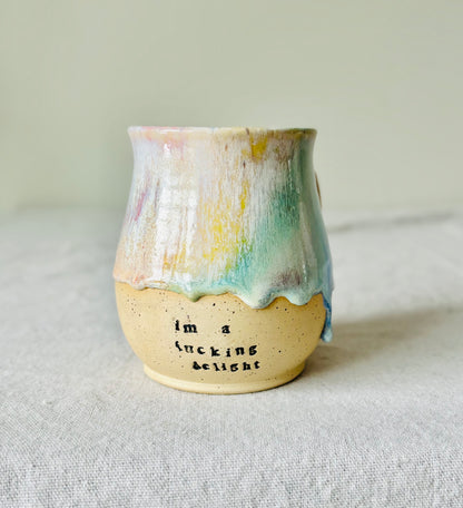 Pre-order I’m a Fucking Delight Rainbow Mug (15-16 fl oz) (8-12 weeks)