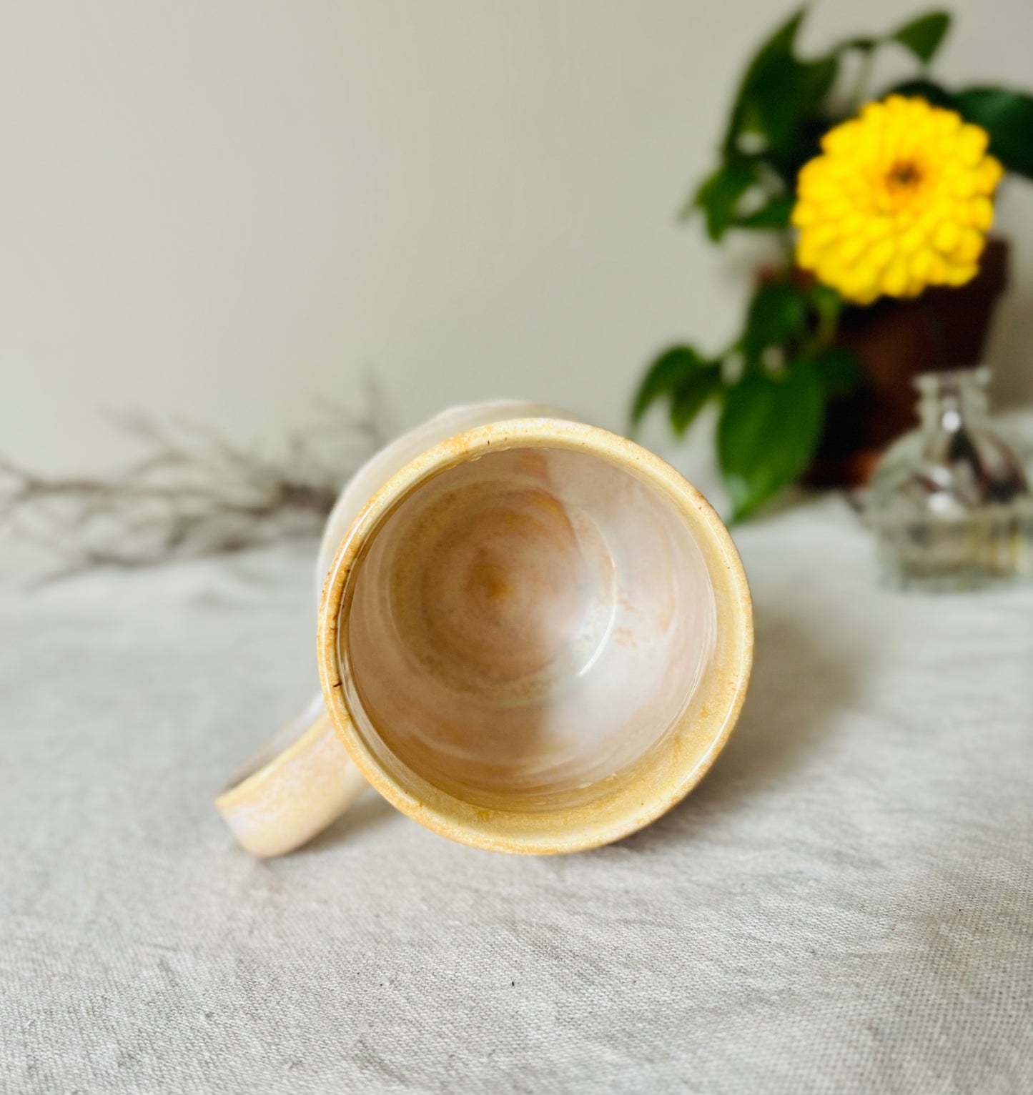 22k Gold Lined Honey & Cream Mug #2 (14 fl oz)