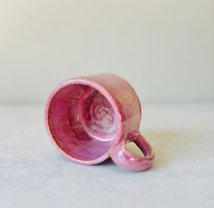 Iridescent Speckled Rose Mug (second)