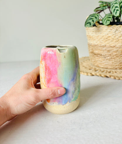 Floating Rainbow Double Sided Grip Tumbler (13 fl oz)