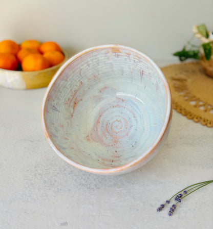 Serving Bowl in Pastel Peach (12 cups)