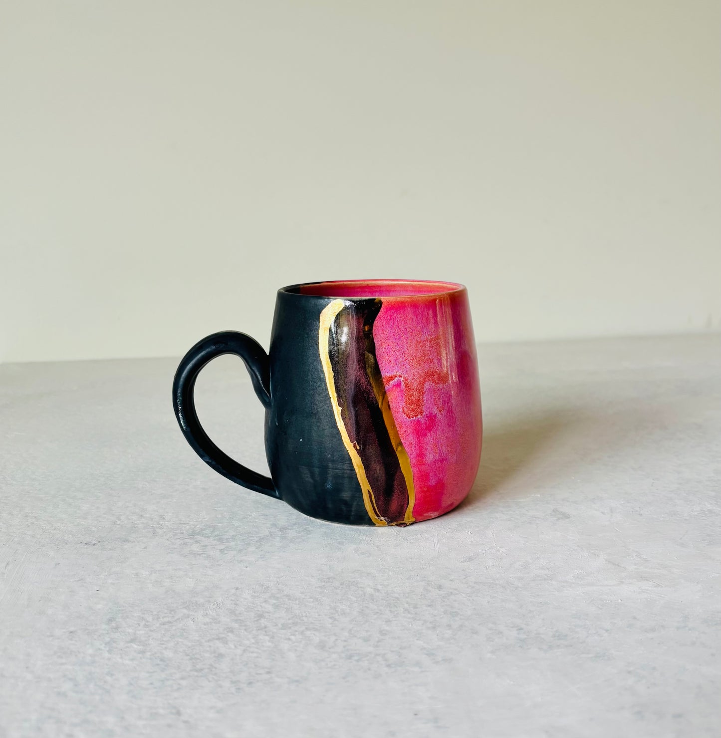 Half Dipped Mug with 22k Gold Accent
