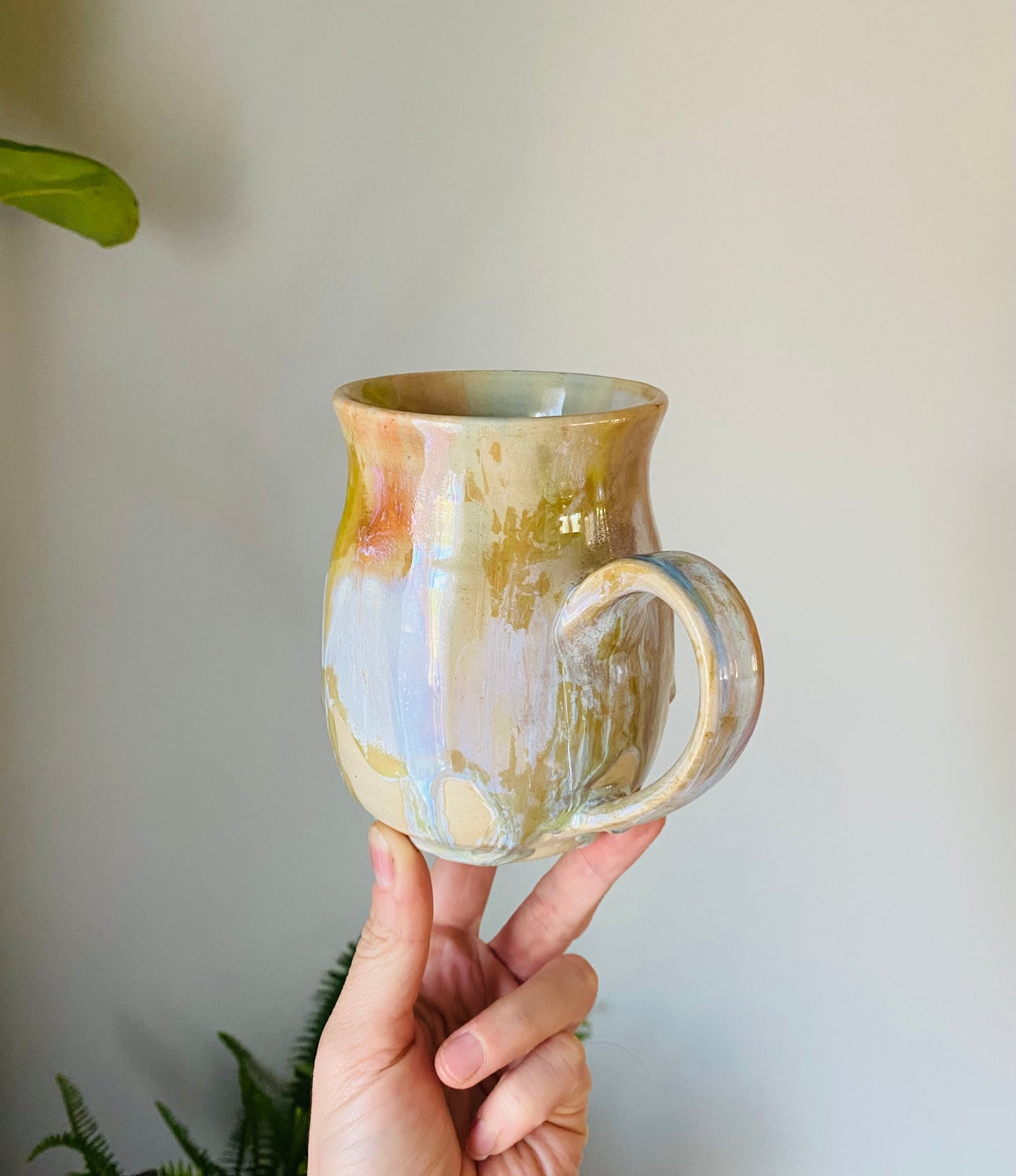 12 oz Iridescent Golden Ember Mug