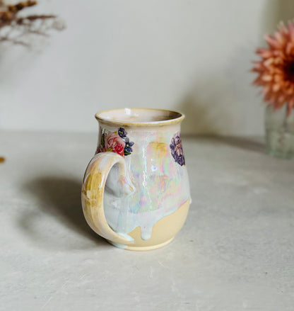 Iridescent Floral Mug (second)