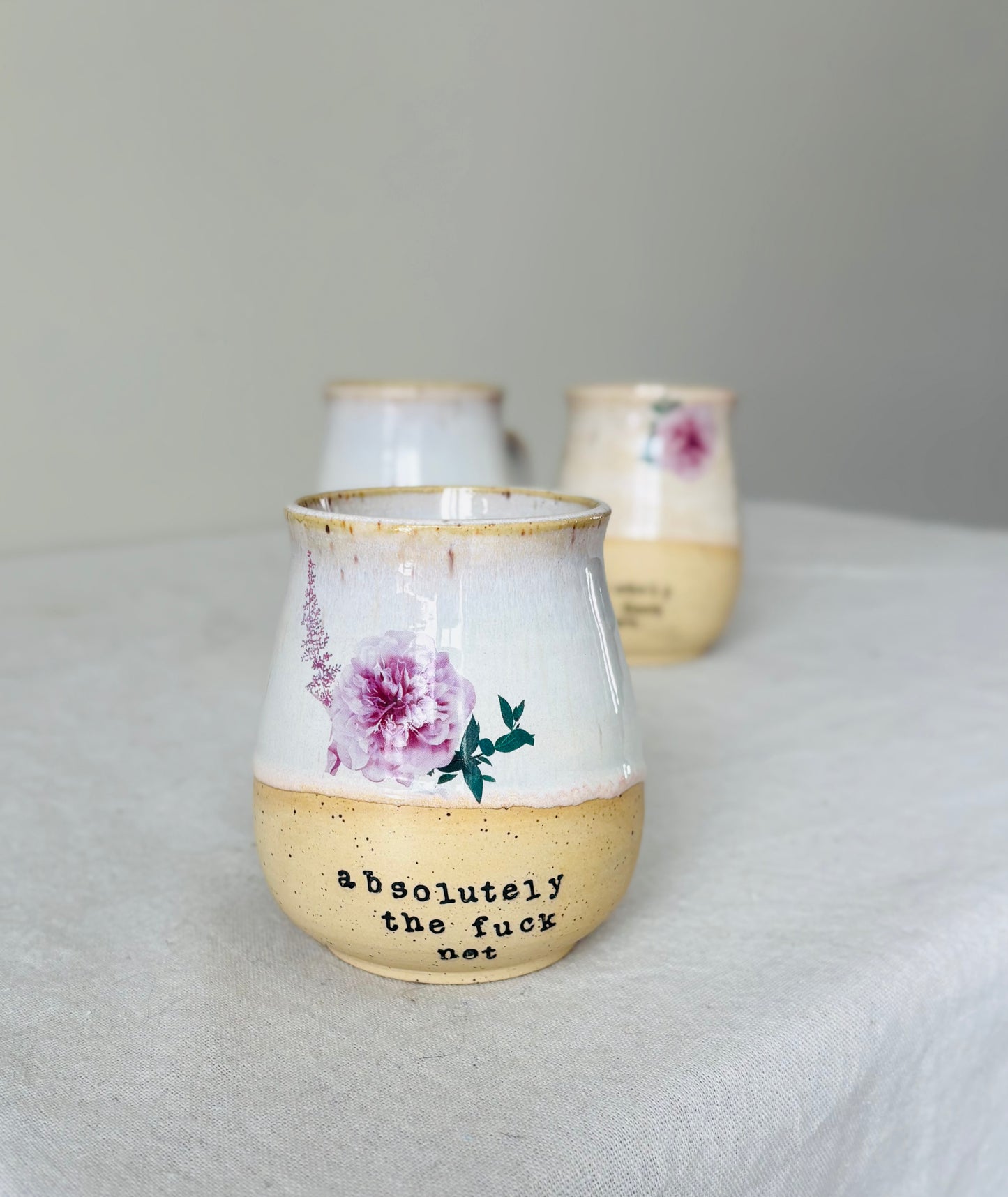 Pre-Order: Floral Absolutely the Fuck Not Mug (12-14 weeks)