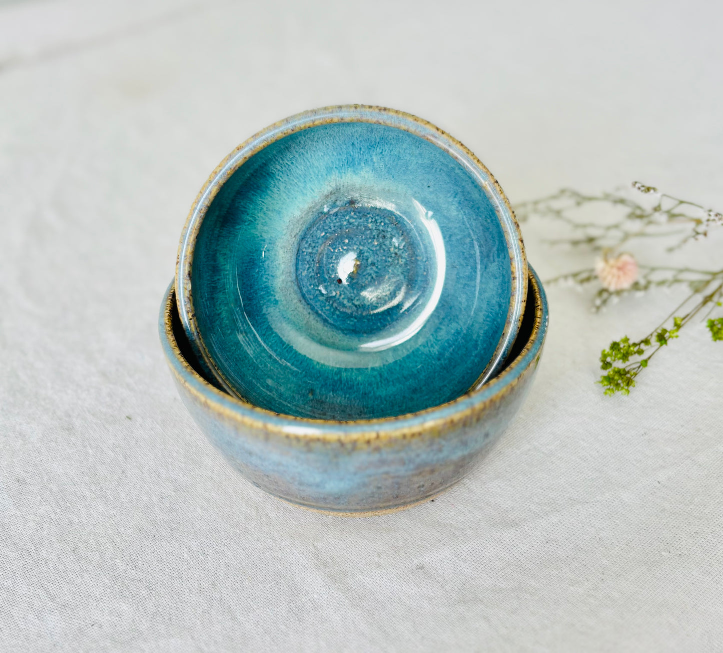 Turquoise Condiment Bowl (14 fl oz)