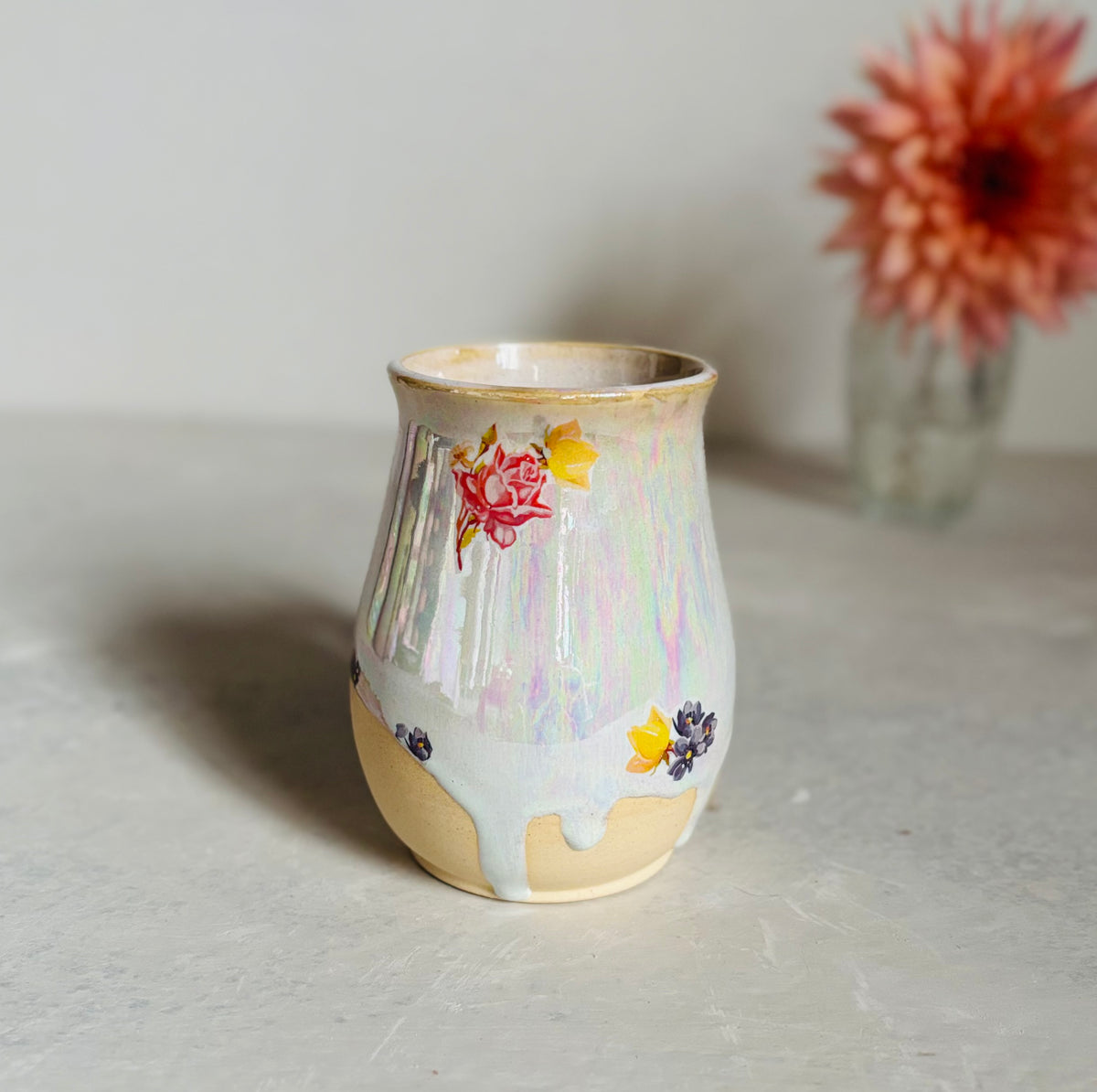 Iridescent Floral Mug #2 (second)