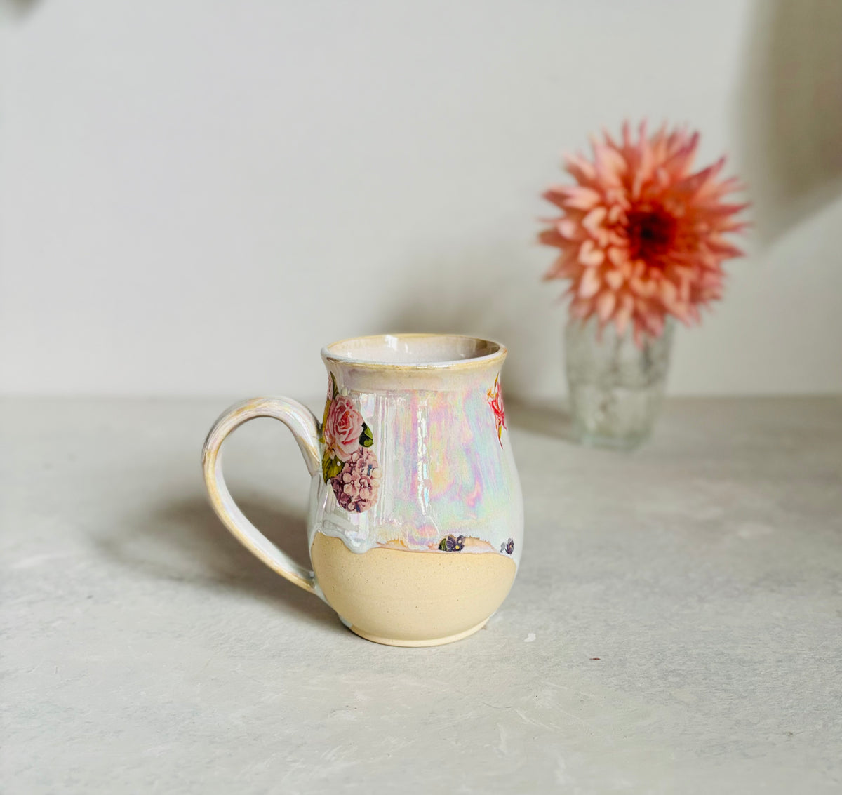 Iridescent Floral Mug #2 (second)