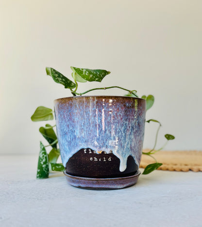 Flower Child 22k Gold Planter (~ 6 cups)