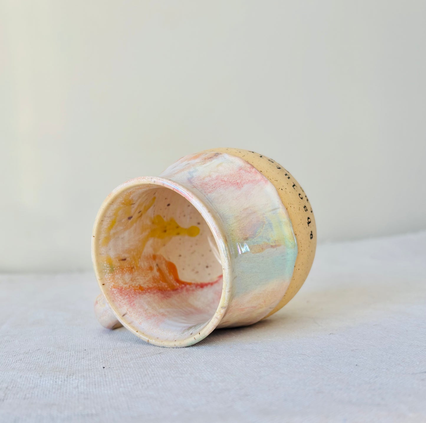 Pre-Order: Absolutely the Fuck Not Mug in Iridescent Rainbow (12-14 weeks)