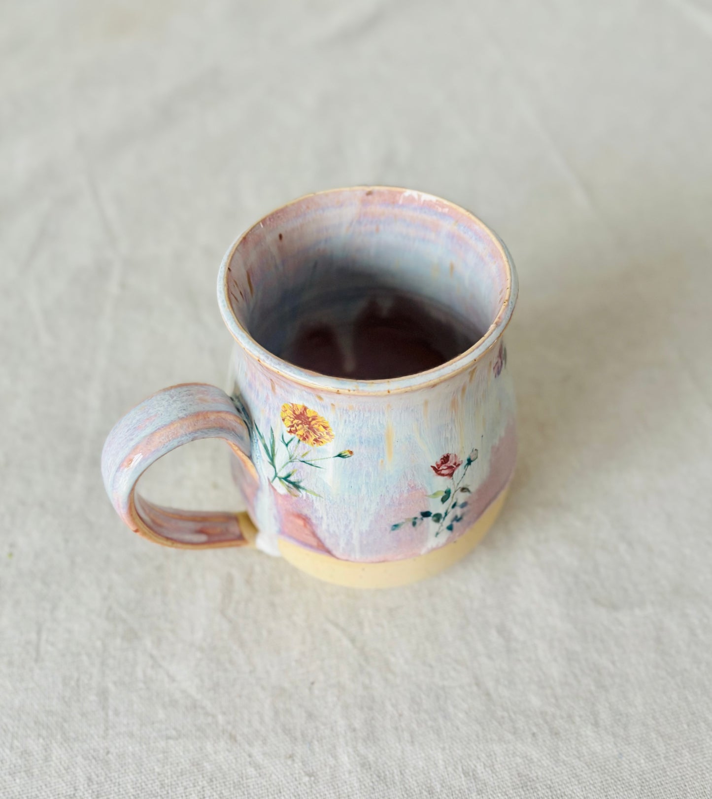 Early Blooms Mug in Pink Cloud
