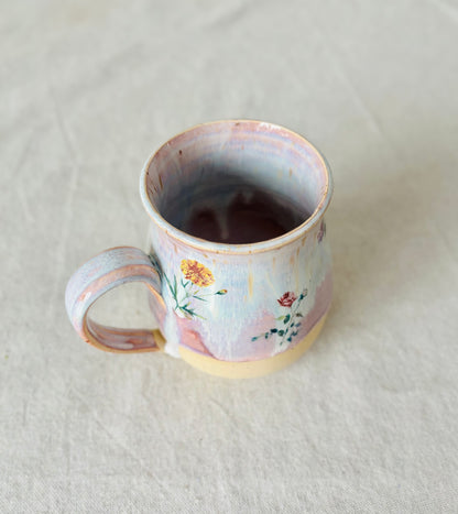Early Blooms Mug in Pink Cloud