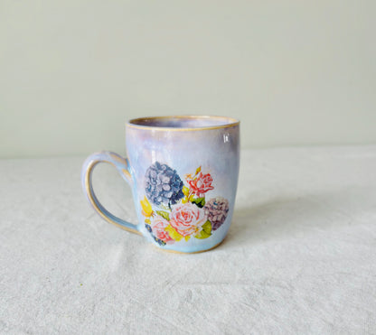 Cotton Candy Hydrangea Mug (15 fl oz)