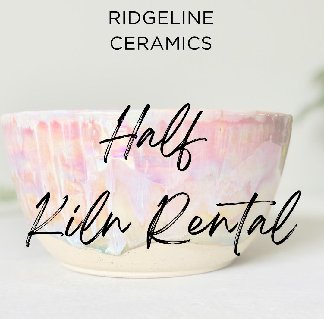 Firing Service: 1/2 Kiln Rental-Please read description for turn around times!