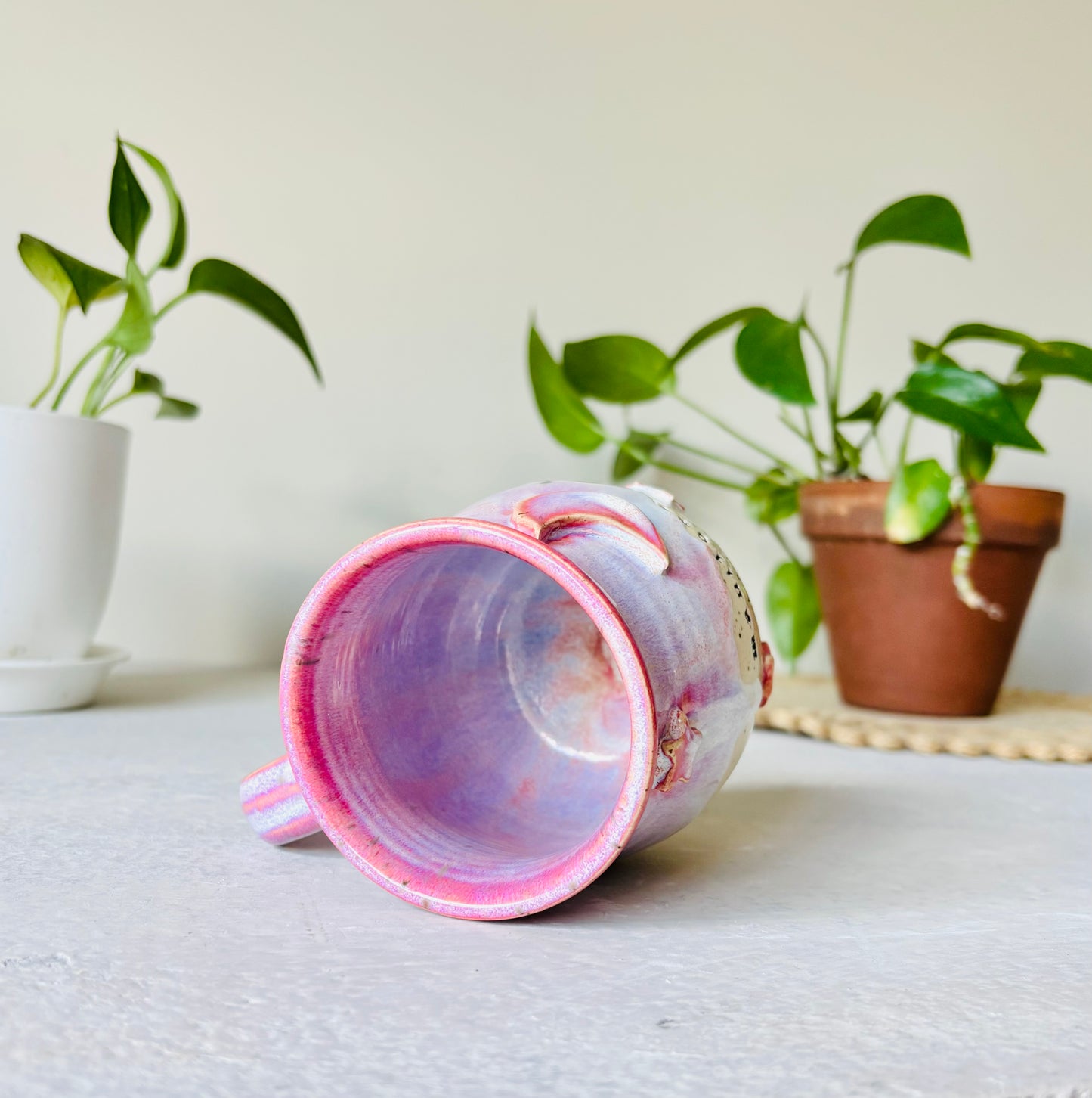 PRE-ORDER: “Manifest That Shit” Mug with Moon & Stars in Summer Rose (12-14 week lead time)