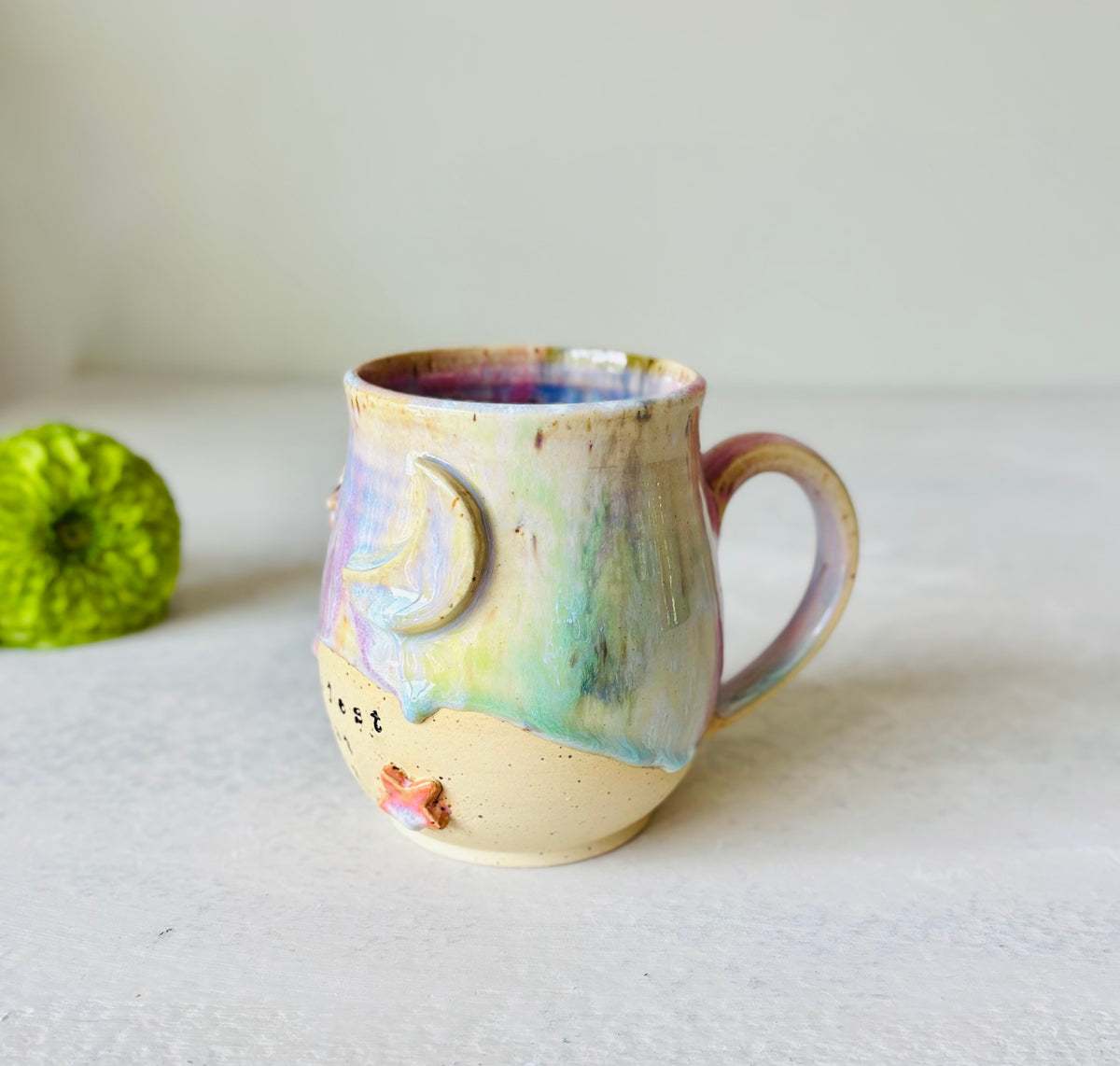 PREVIEW: Release Date is October 11th, 6pm est for Instagram subscribers, 7pm est for the public: Manifest That Shit 22k Gold & Rainbow Mug