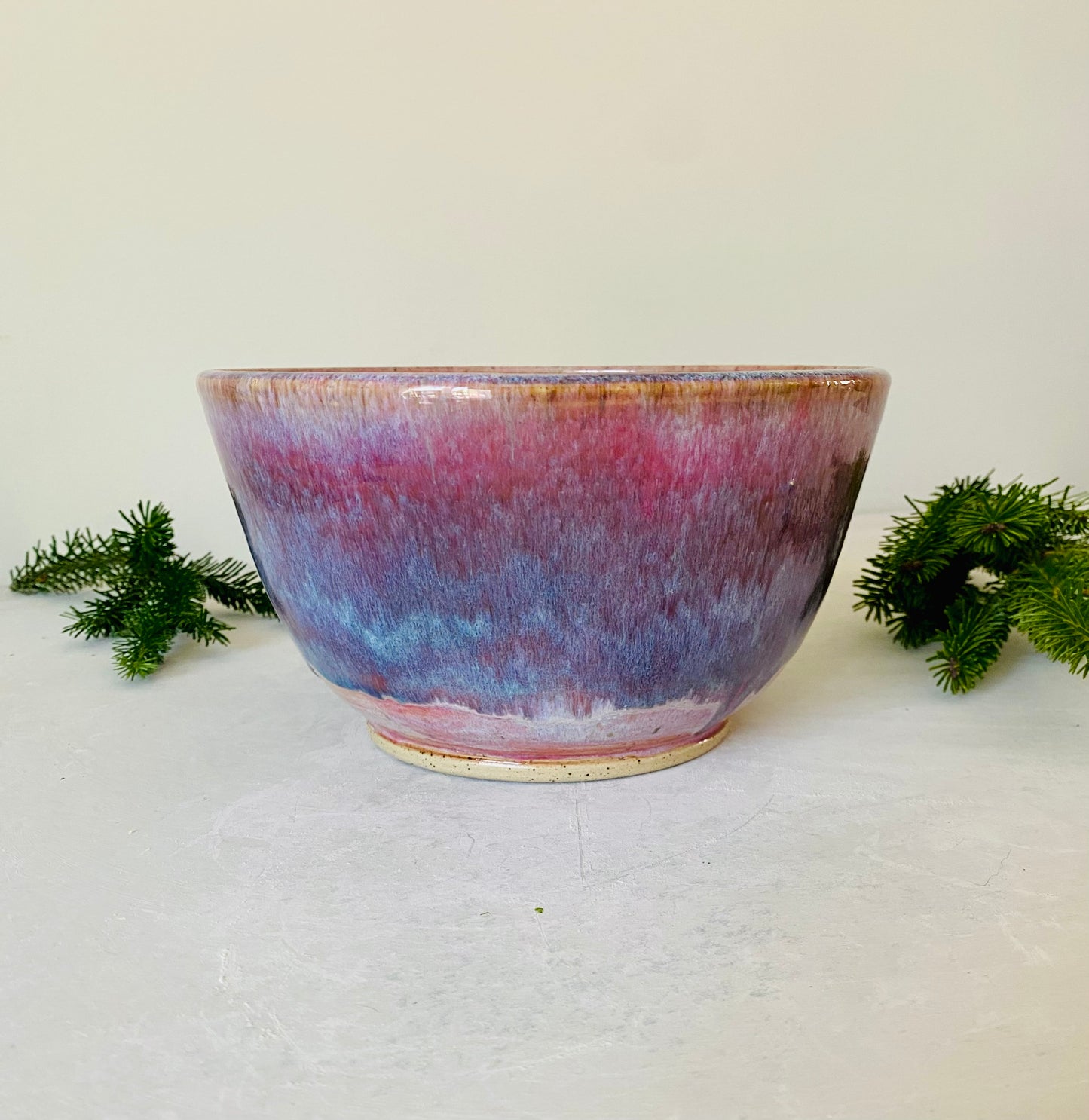 10 Cup Tall Winterberry Serving Bowl