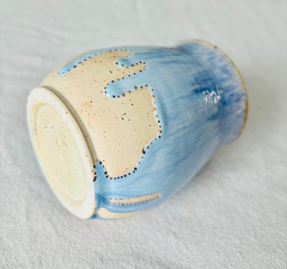 Powder Blue & 22k Gold Mug