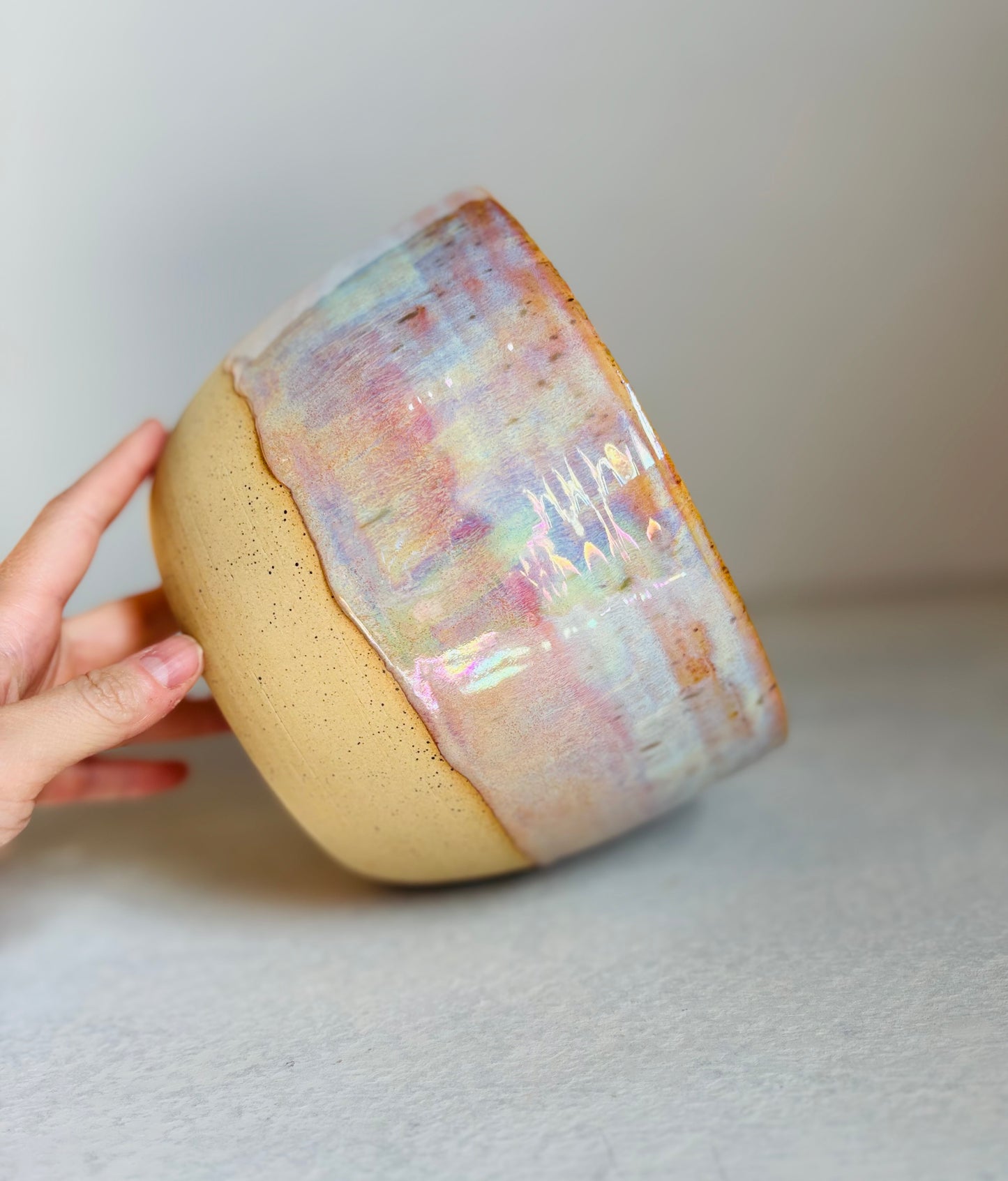 Serving Bowl in Pastel Peach (12 cups)