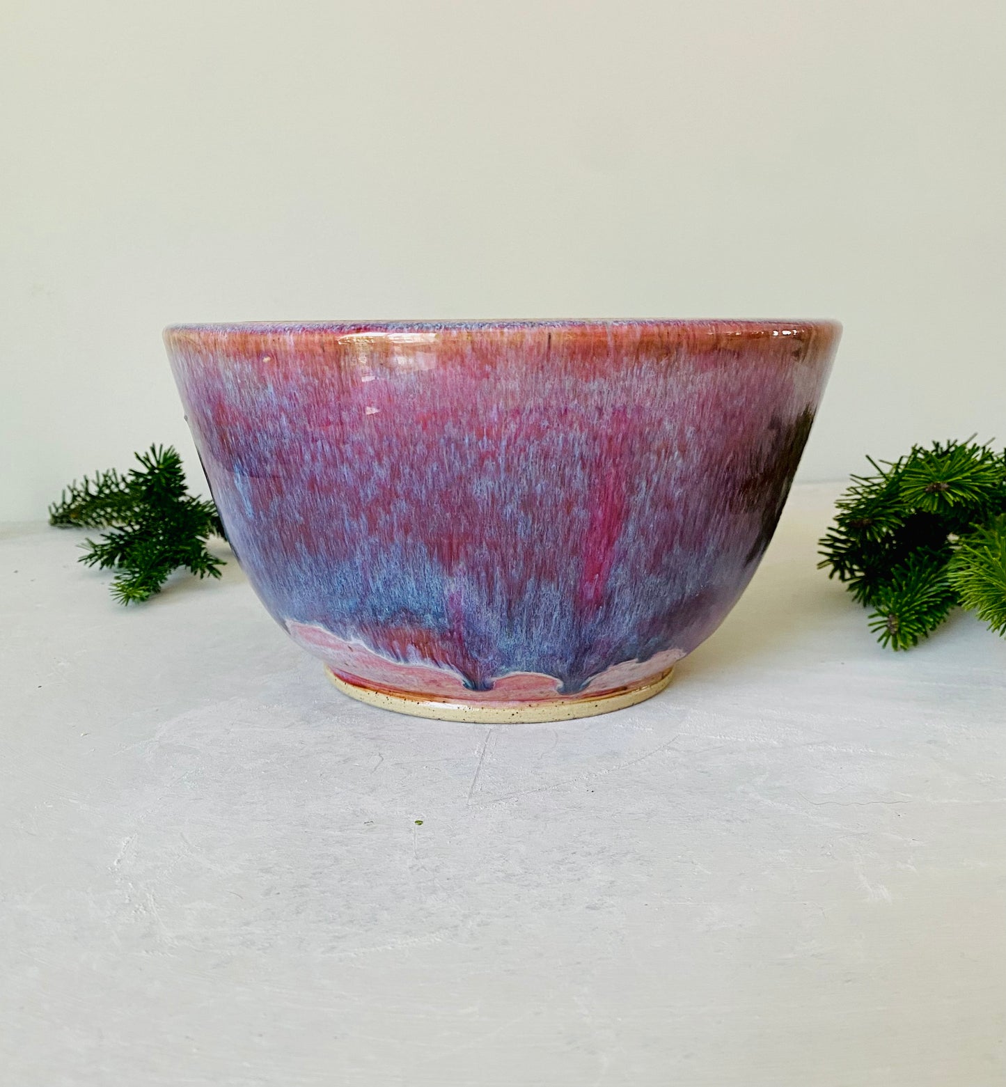 10 Cup Tall Winterberry Serving Bowl