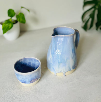 4 Cup Pastel Periwinkle Pitcher