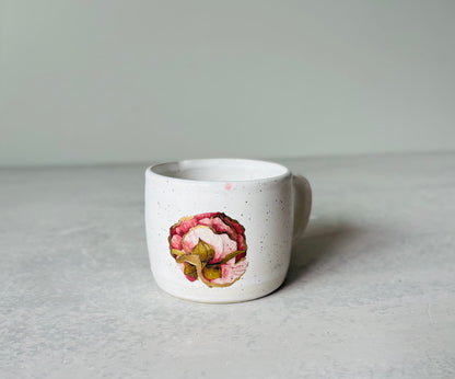 Vintage 22k Gold Peony Mug 4