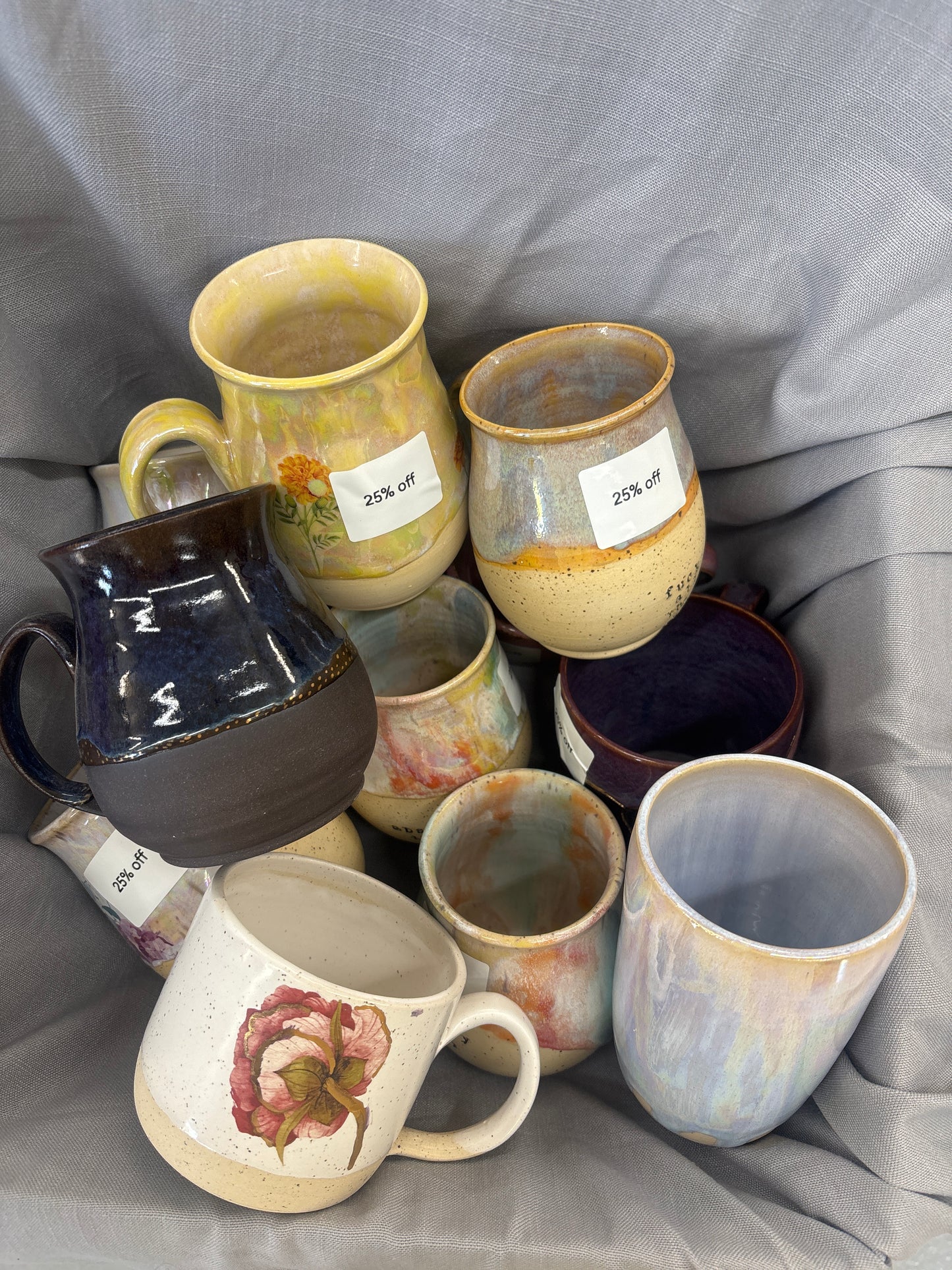 Iridescent Discount Bin Mugs