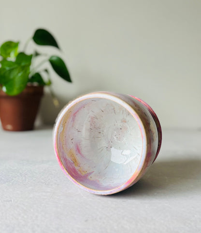 Soft Pink Bubble Planter Holder