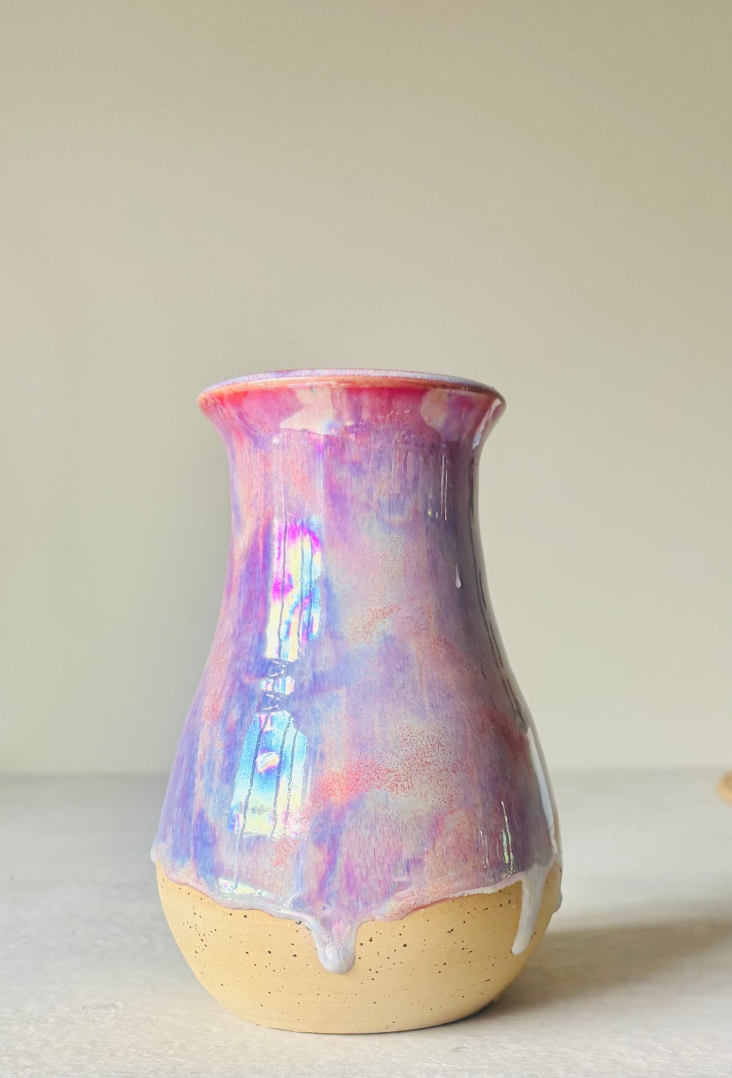 Iridescent Cosmic Rose Vase