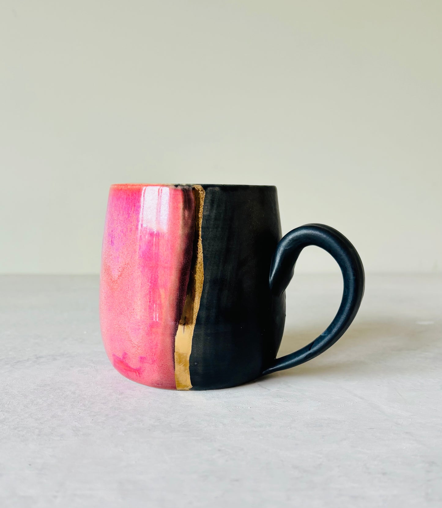 Half Dipped Mug with 22k Gold Accent