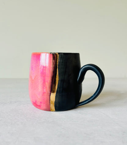 Half Dipped Mug with 22k Gold Accent