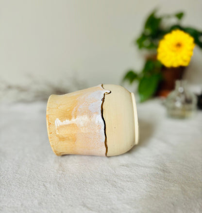 22k Gold Lined Honey & Cream Mug #2 (14 fl oz)