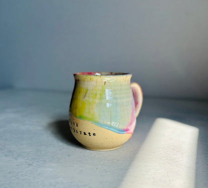 Fuck Corporate Rainbow Mug
