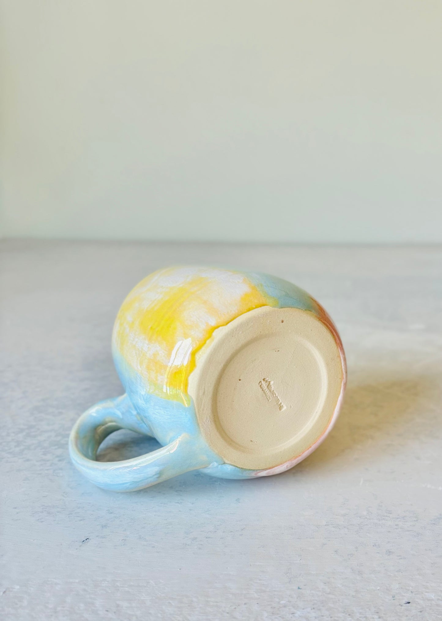 Tri-color Sherbet Mug