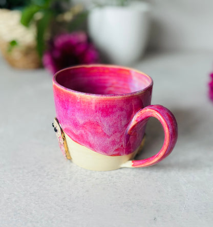 Victorian Rose 22k 3D Ghost Mug