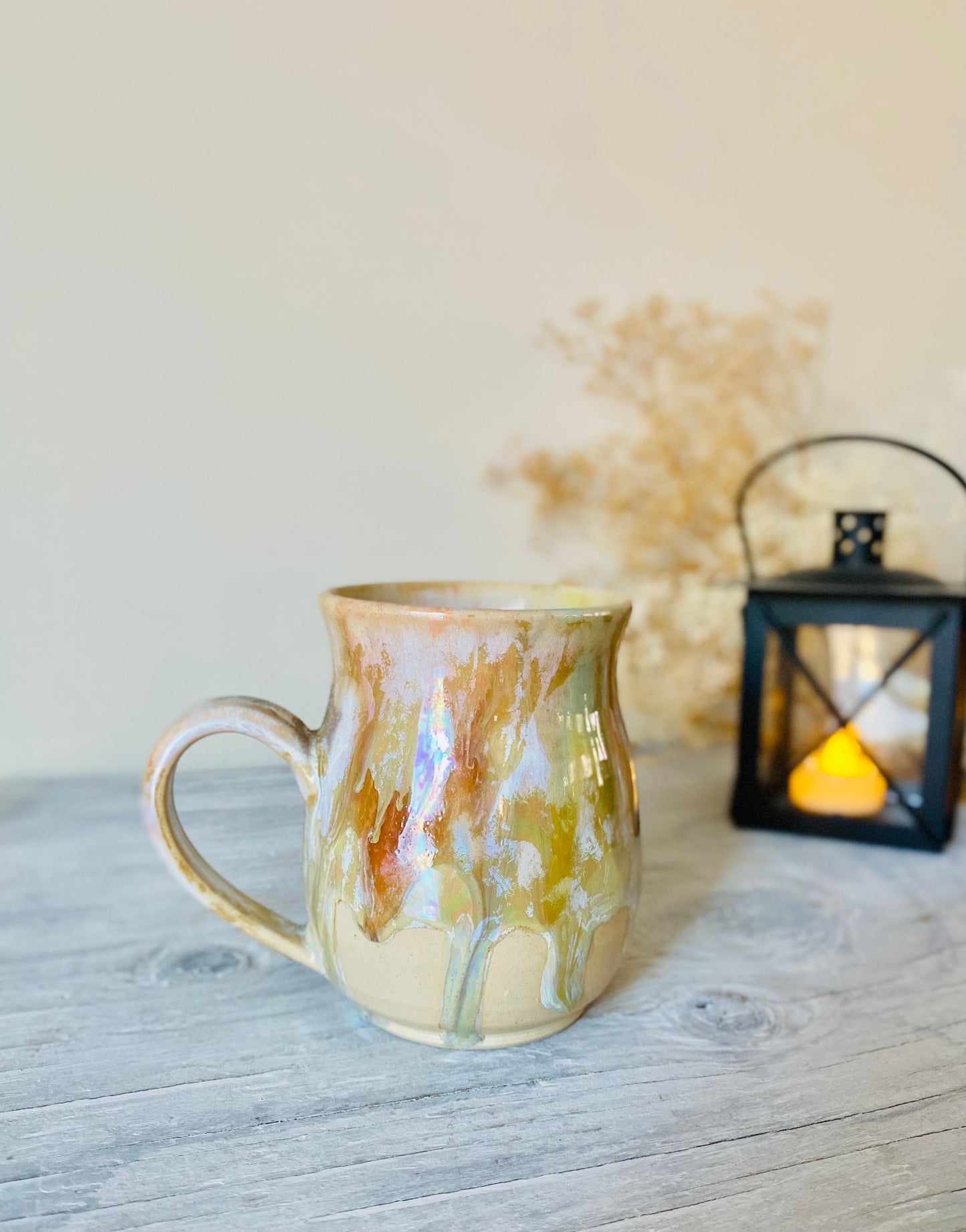 12 oz Iridescent Golden Ember Mug