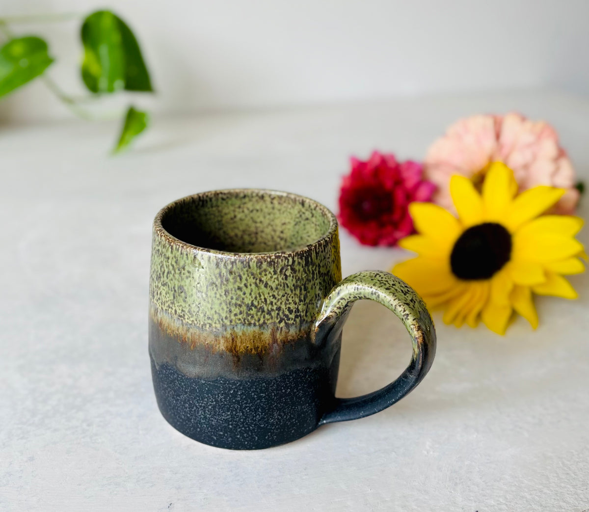 Chrome Green & Copper Mug