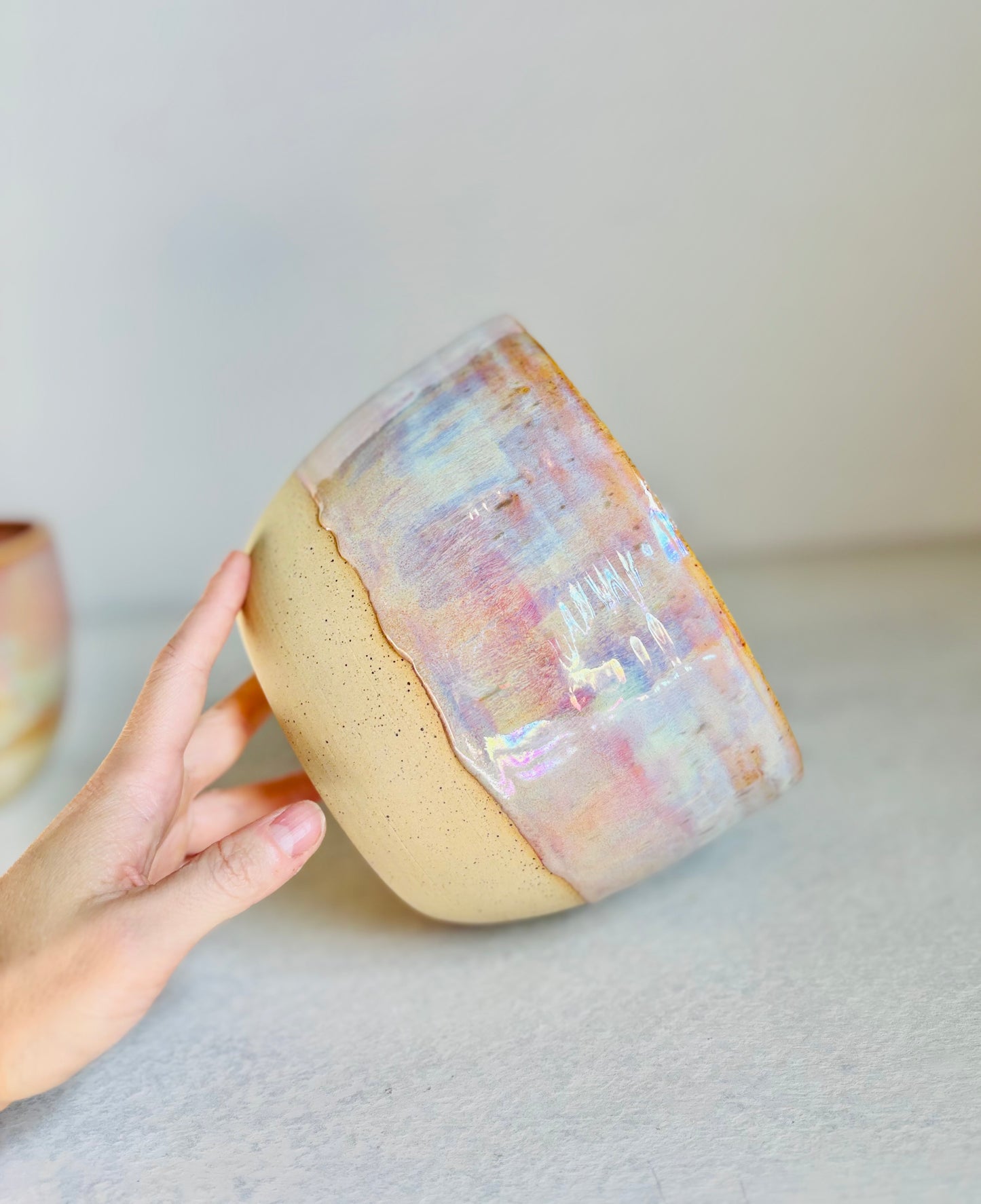 Serving Bowl in Pastel Peach (12 cups)
