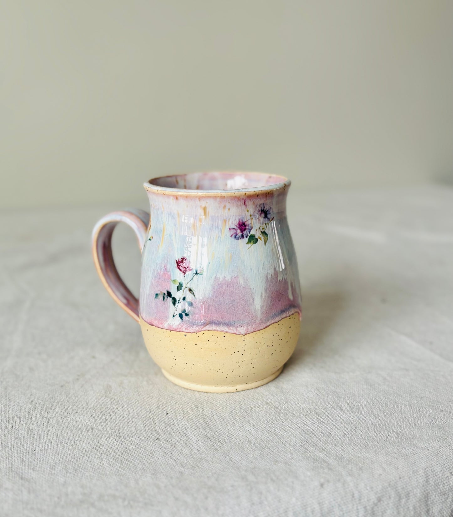 Early Blooms Mug in Pink Cloud