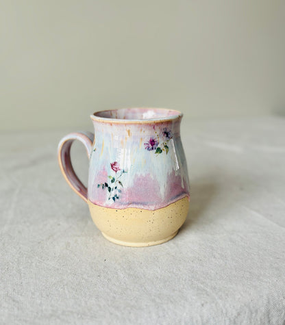 Early Blooms Mug in Pink Cloud