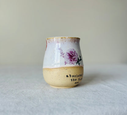 Floral Absolutely the Fuck Not Mug (16 fl oz)