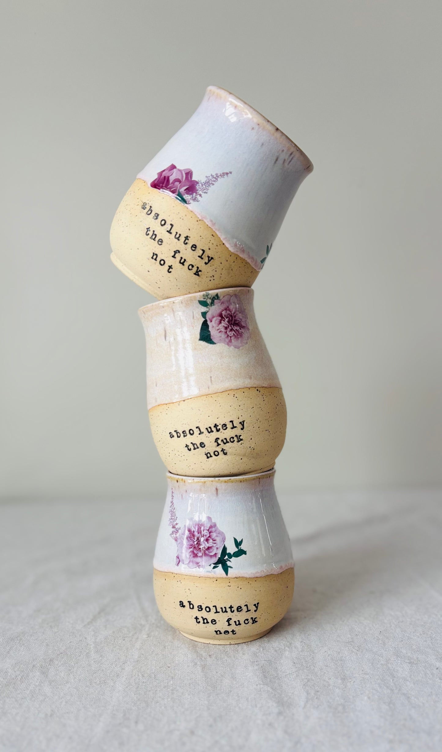 Pre-Order: Floral Absolutely the Fuck Not Mug (12-14 weeks)